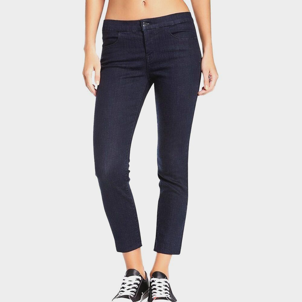 J Brand Crop Mid Rise Tailored Inkwell Blue Jeans Size 10  LIKE NEW